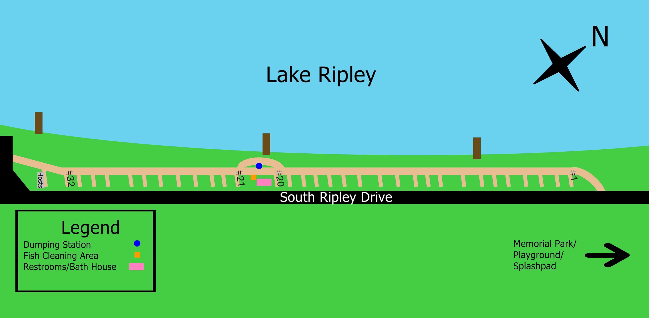 2026 campground map with numbers